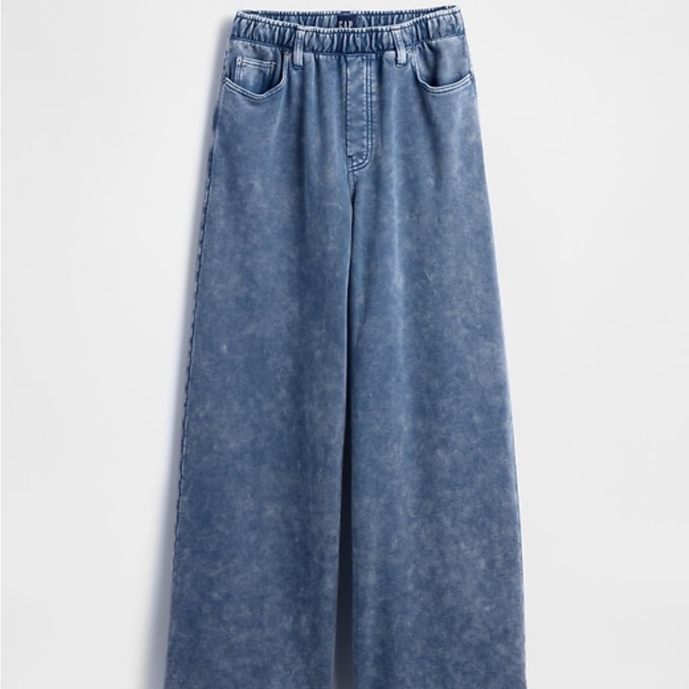 GAP Soft heavyweight baggy sweatpants printed denim in Small - Picture 6 of 7